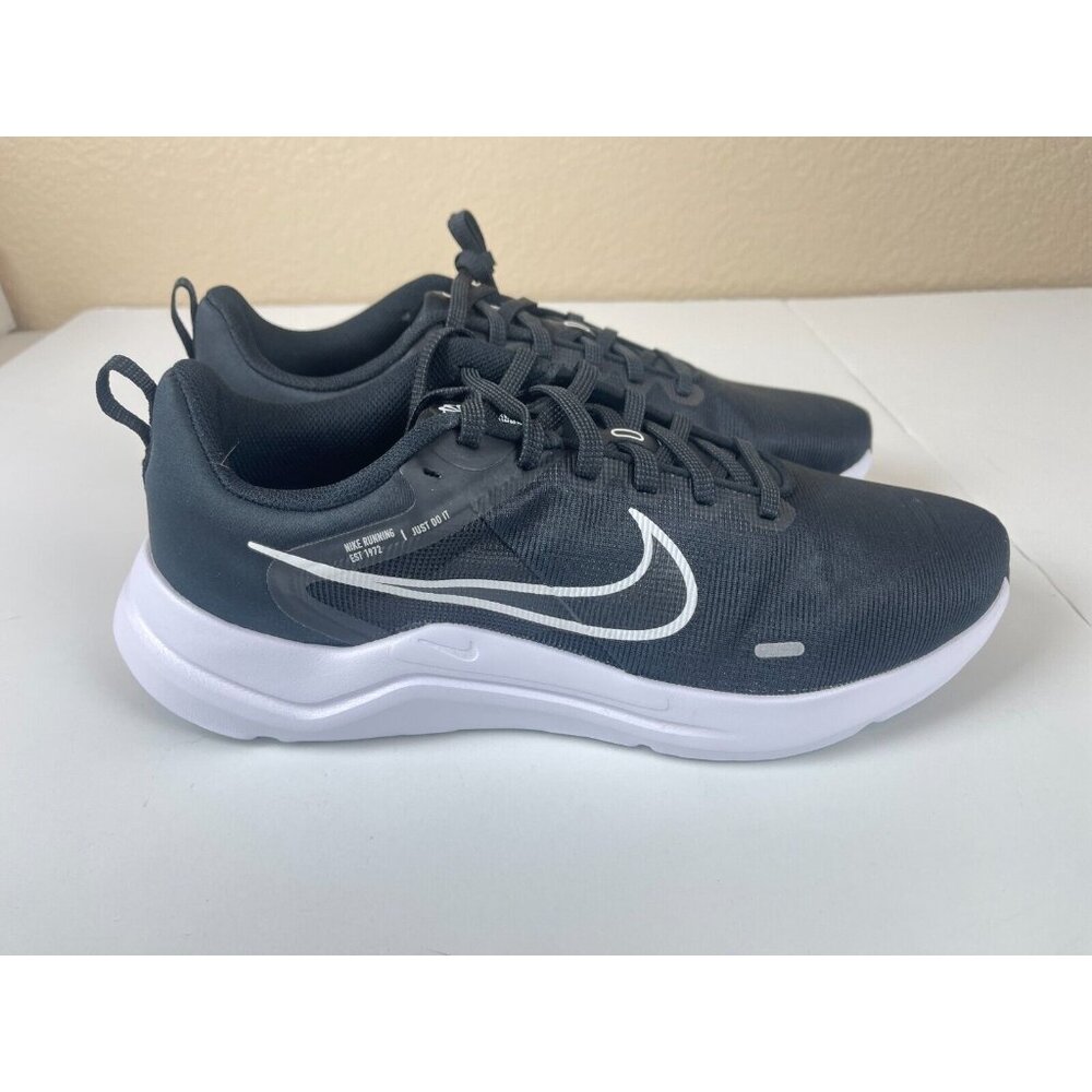 Nike Men's Downshifter 12, DD9293-001, Black/White-Dk Smoke Grey, Size 10.5